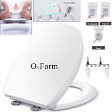 WC Sitz Toilettensitz Toilettendeckel Klodeckel mit Absenkautomatik Klobrille DE