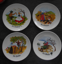 Sammelteller ,,4 Jahreszeiten"  1980-1983 limitierte Auflage komplette Serie