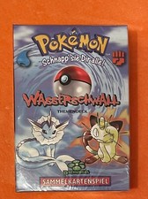 Pokémon Themendeck Wasserschwall Deutsch Selten