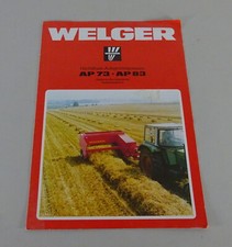 Brochure/brochure Welger HD
