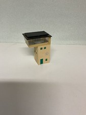 Altes Modellhaus Zugbrett Modellbahn Turm Tower Sammler