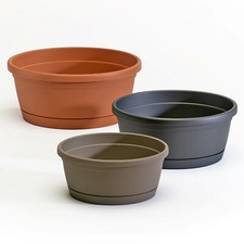 Blumenschalen mit Untersetzer