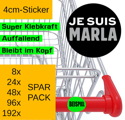 196x einkaufswagen sticker - 8-196x,
