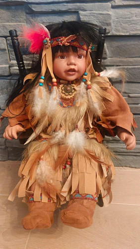 Sammelpuppe indianer style - im, indianer-style