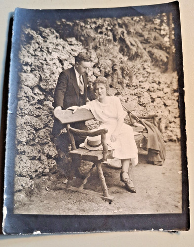 Vintage foto schöne junge - vintage,