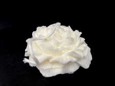 Kerze Pfingstrose weißes