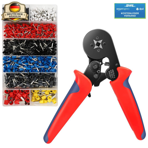 Crimpzange set mit 1250 - set,