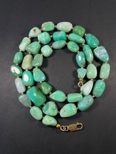 Halskette Chrysopras Silber