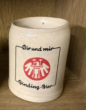 6 Bierkrüge Binding Bier 0,5l aus verschiedenen Jahren - Steinkrug Bierkrug