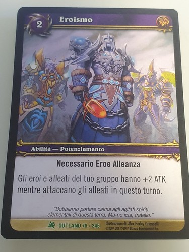 Tcg world warcraft - tcg, wow