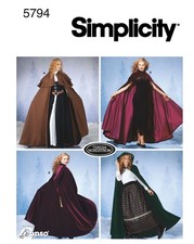 Simplicity Schnitt Nr 5794.A  Kostüm Karneval Gr. 32 - 50