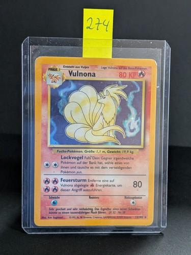 Pokemon karte tcg vulnona - karte, /