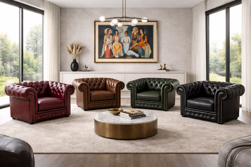 Chesterfield sessel classik - chesterfield,