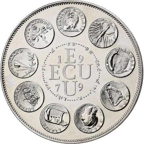Frankreich medaille ecu - frankreich,, medaille,