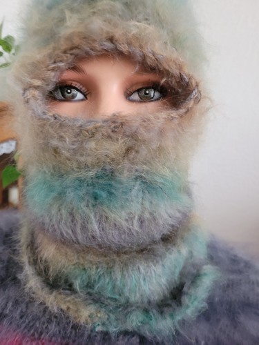Fuzzy thick balaclava langhair - thick,