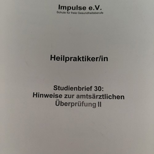 Heilpraktiker studienbrief - studienbrief, 4