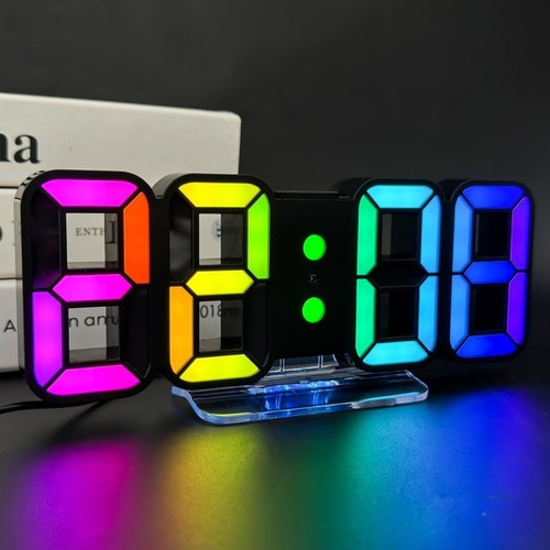 Led digitalwecker - 3d,
