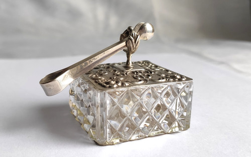 Antike silber dose - silber,
