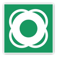 Rettungsring rettungszeichen - -,