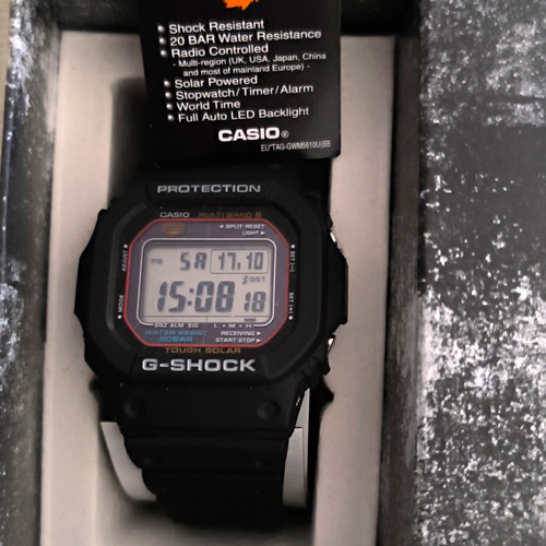 Casio shock m5610u 1b - casio, g-shock