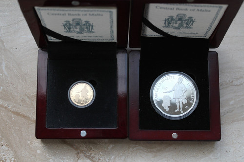 Malta lira gold - gold, und