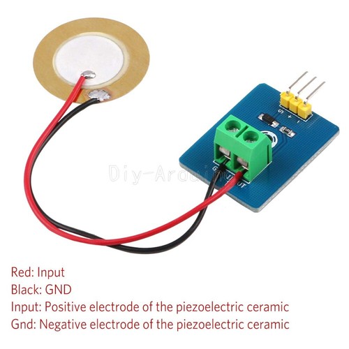 Ceramic vibration sensor piezo - ceramic,