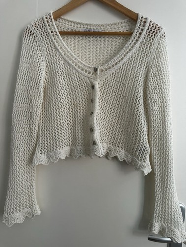 Zara boho crochet - boho, strickjacke