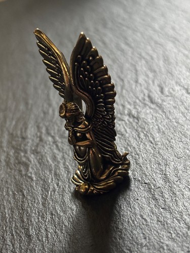 Betender engel figur messing - |,