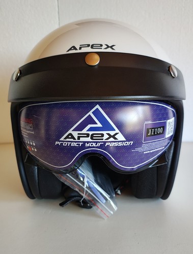 Apex ji100 jethelm - apex, weiß