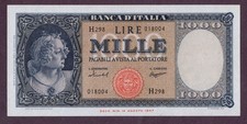 Italien 1000 lire banknote - italien,