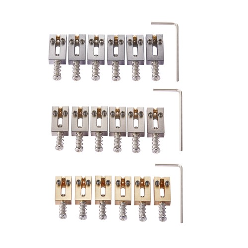 Brass guitar roller bridge - roller,