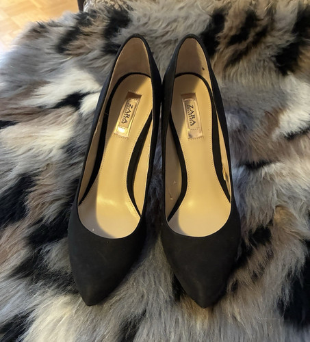 Zara damen pumps wildleder - zara,