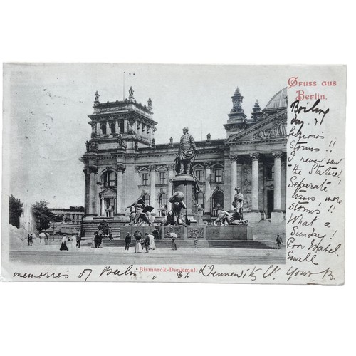 Ansichtskarte reichstag mit - ansichtskarte, ak