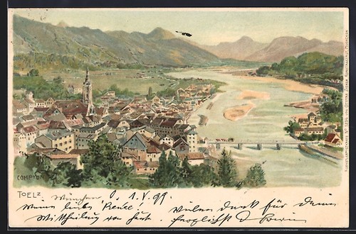 Künstler edward theodore - künstler-ak,