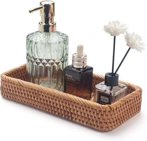 Rattan badezimmer tabletts - badezimmer,