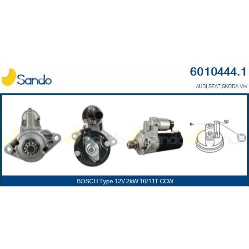 Starter sando 6010444 - 6010444.1, für