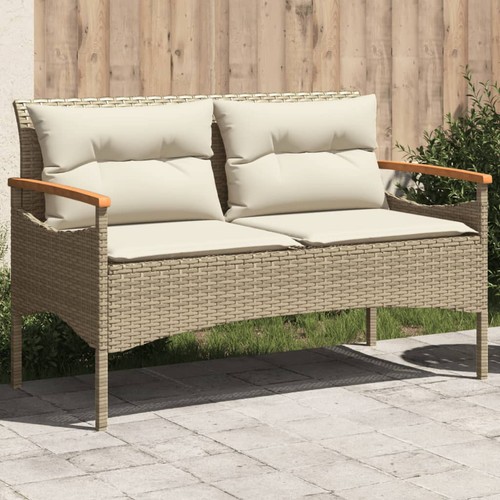 Gartenbank mit kissen sitzbank - mit,