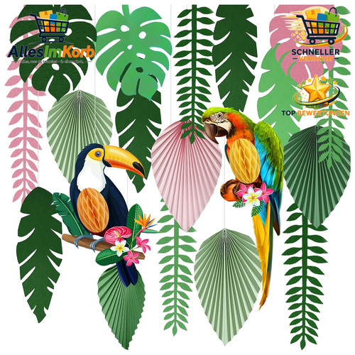 Deko jungle dschungel girlande - dschungel,