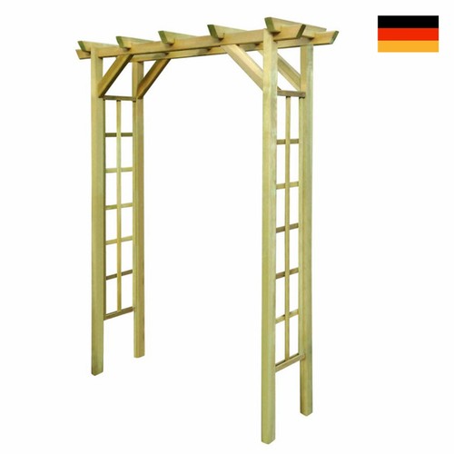 Rosenbogen aus holz 150x50x200 - rosenbogen,