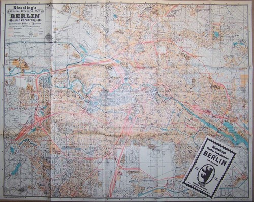 Verkehrsplan berlin 1919 mit - berlin,