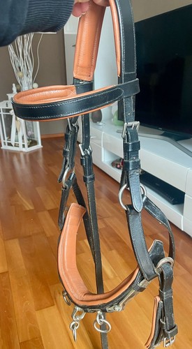 Kappzaum leder cob - kappzaum, vb