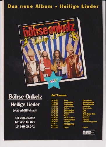 Böhse onkelz heilige - böhse, –
