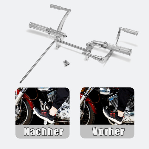 Vorverlegte fußrastenanlage - vorverlegte,