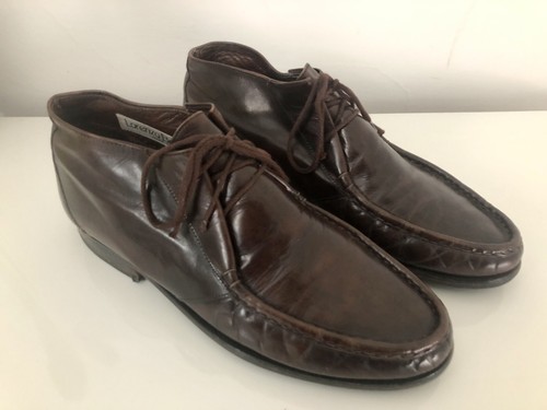 Braune lederstiefelette - braune,