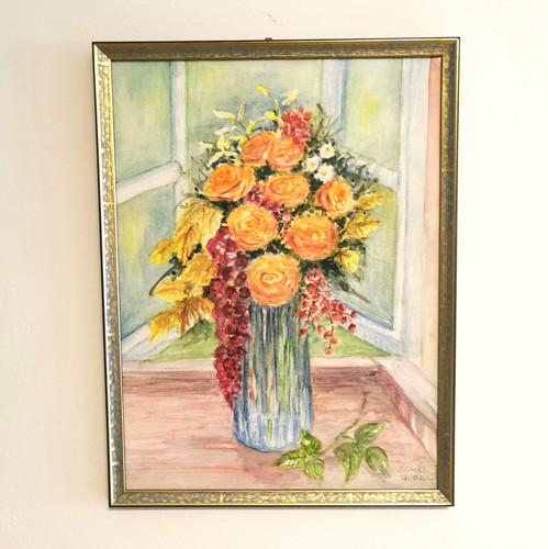 Original aquarell blumen - original,