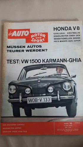 Auto motor sport 1962 vw - sport, 1962,