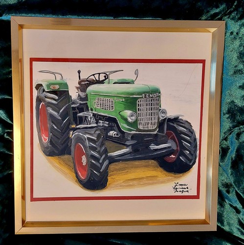 Fendt farmer gemälde bild - 3s,