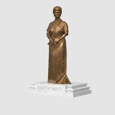 Queen mary royal statue - queen,