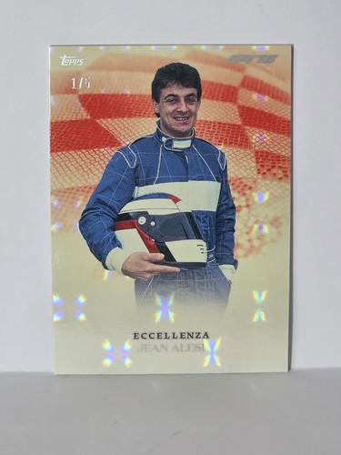 Jean alesi topps f1 - jean,