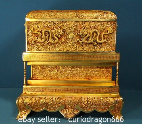 Old chinese bronze 24k - 11.6",